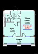 1-комнатная